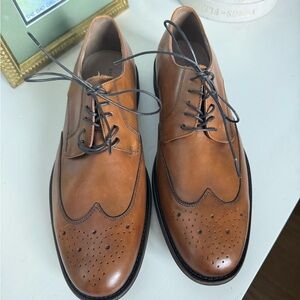 Banana Republic Brown Oxford Wingtip Shoes